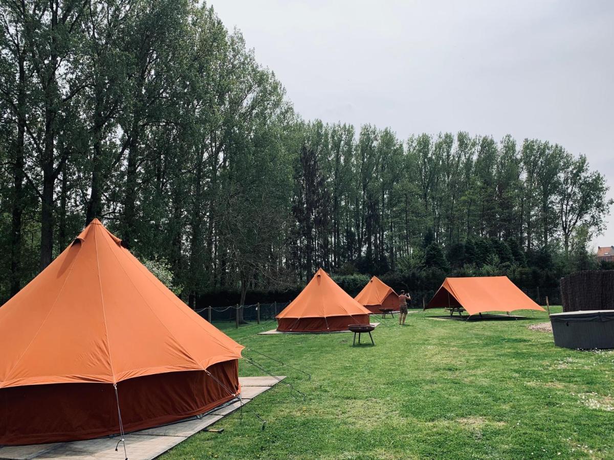 Fiertelmeers Boutique Glamping Hotell Ronse Eksteriør bilde