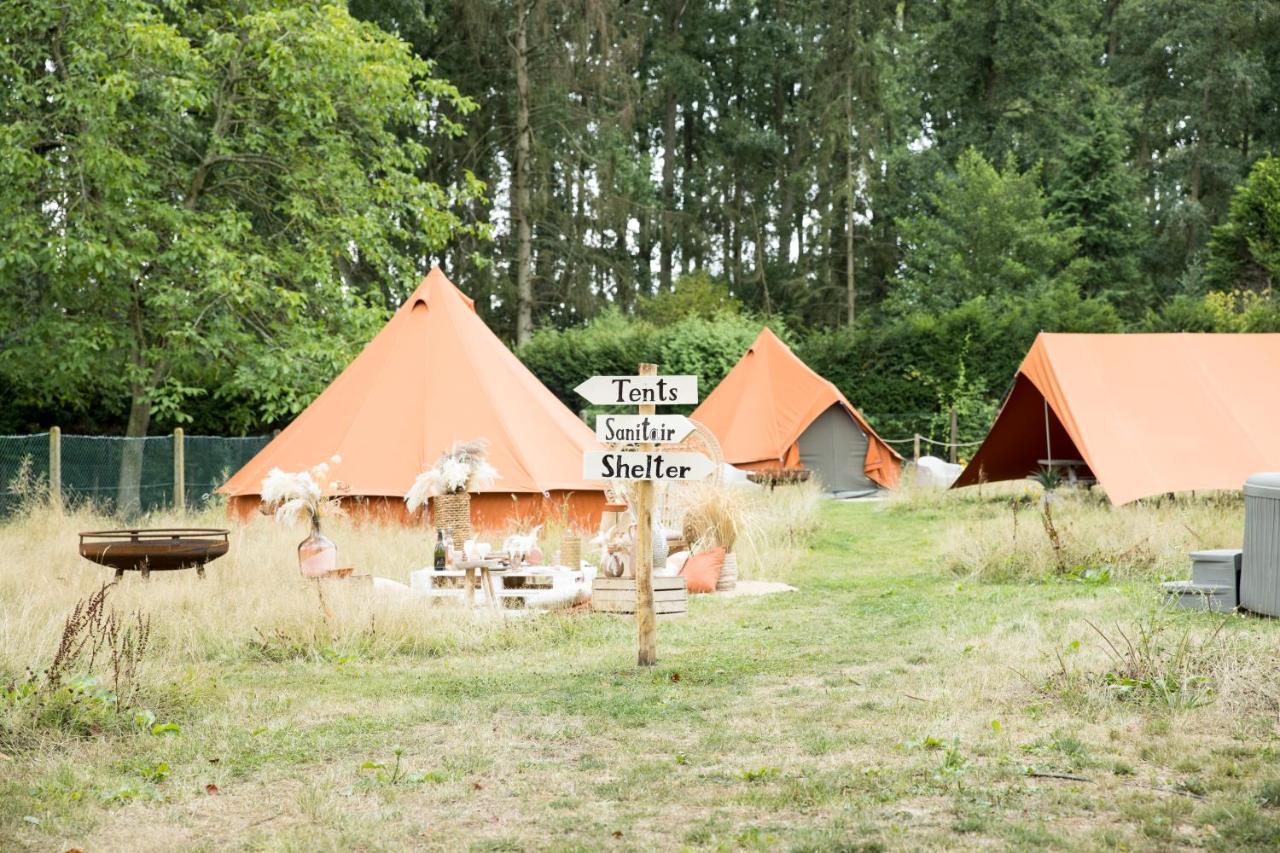 Fiertelmeers Boutique Glamping Hotell Ronse Eksteriør bilde